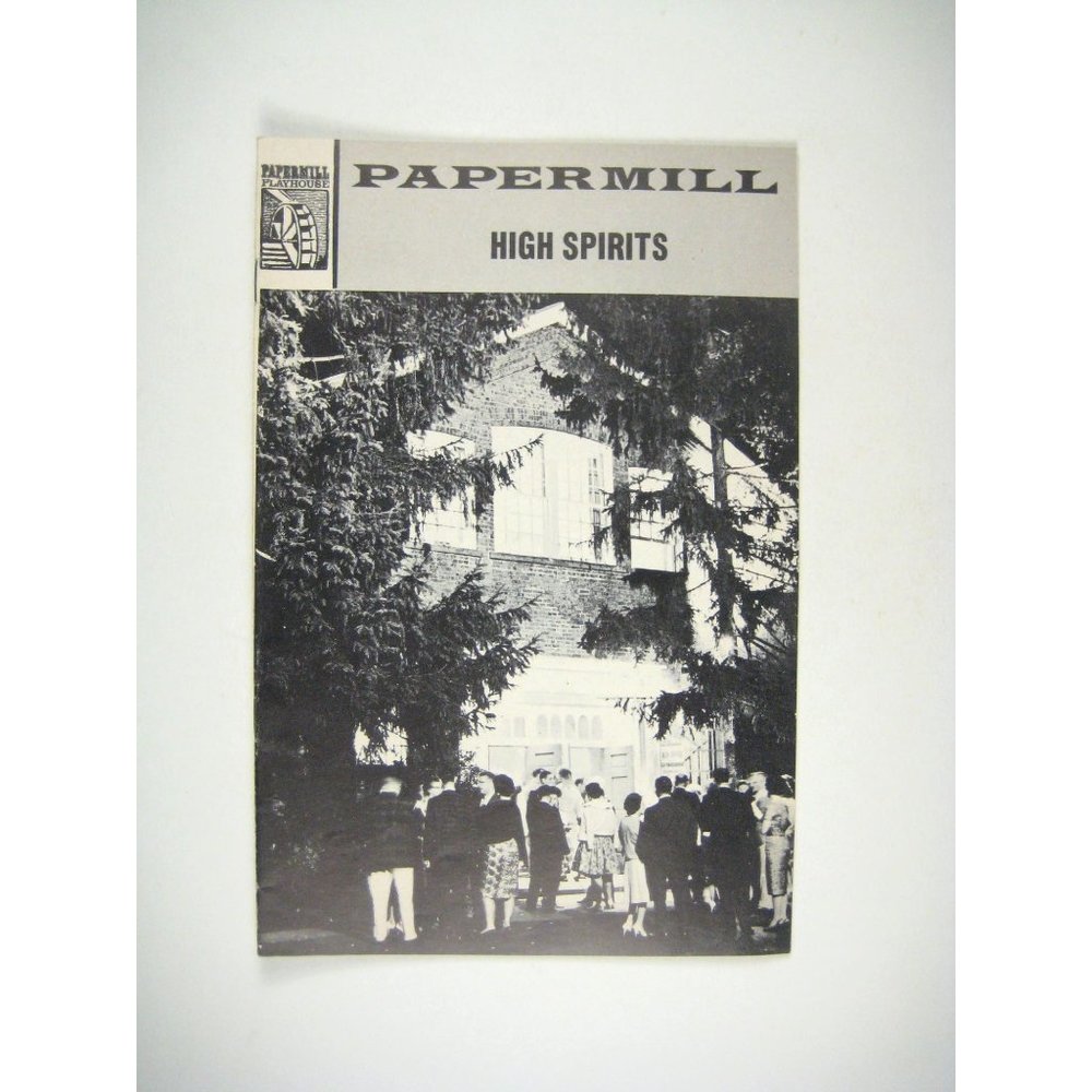 High Spirits Paper Mill Playhouse Theatre Program 1965 NJ Beatrice Lillie